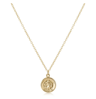 Enewton 16" Necklace Gold - Protection Gold Disc