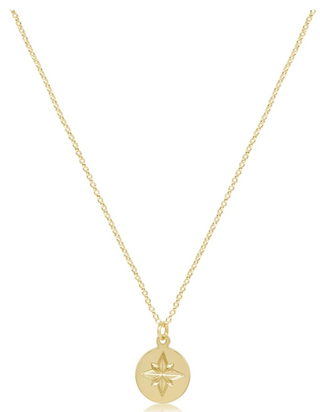 Enewton 16" Necklace Gold - Direction Gold Disc