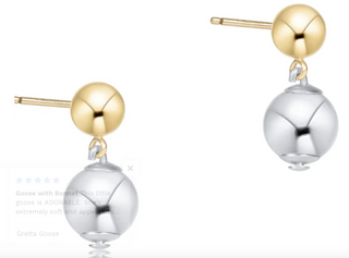 Enewton Classic 10mm Ball Drop Stud - Mixed Metal