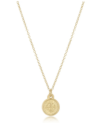 Enewton 16" Necklace Gold - Blessing Small Gold Disc