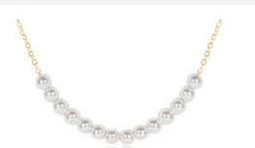 Enewton Necklace Gold - Classic Beaded Bliss - 4mm Pearl