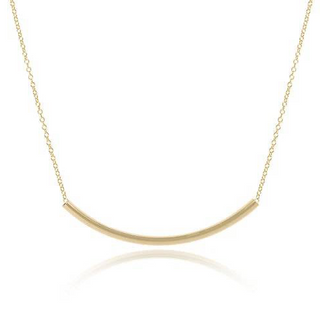Enewton - Bliss Bar Smooth 16in Necklace - Gold