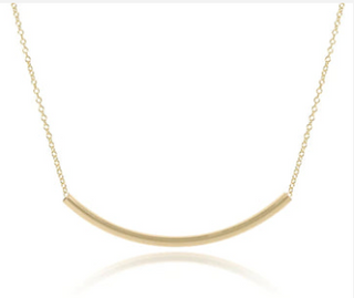 Enewton 16" Necklace Gold  - Bliss Bar Smooth