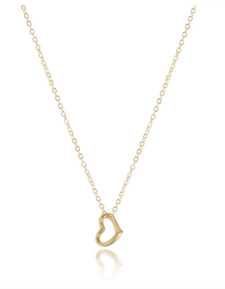 Enewton 16" Necklace Gold - Love Small Gold Charm