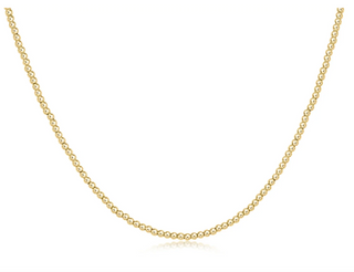 Enewton Choker Classic Gold 2mm Bead Necklace