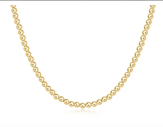 Enewton Choker Classic Gold 4mm Bead Necklace