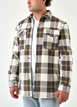 Burlebo Shacket - Coyote Plaid