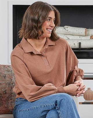 Simply Southern Pullover - Umber