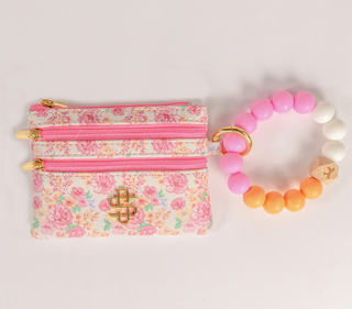 Simply Southern Bead Bangle Wallet - Light Blossom