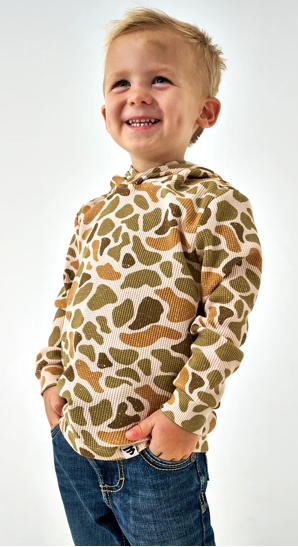 Burlebo Youth Thermal Hoodie - Venado Camo
