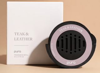 Pura Car Diffuser Refill - Teak & Leather