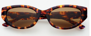 Ameli Women's Fashion Oval Sunglasses By FREYRS Eyewear - Tortoise