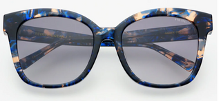 Amber Women's Fashion Cat Eye Sunglasses By FREYRS Eyewear - Blue