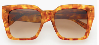 Bon Chic Women's Fashion Square Sunglasses By FREYRS Eyewear - Light Tortoise