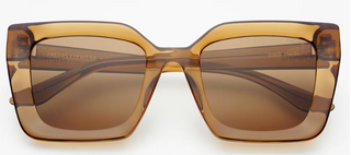 Coco Womens Fashion Square Sunglasses By FRYERS Eyewear - Brown