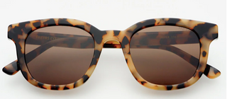 Jasper Unisex Acetate Sunglasses By FRYERS Eyewear - Milky Tortoise