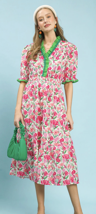 Pretty in Tulips Dress