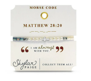 Skylar Paige Heavenly Words Matthew 28:20 Bracelet