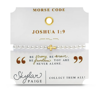 Skylar Paige Sentimental Stones Bracelet - Joshua 1:9