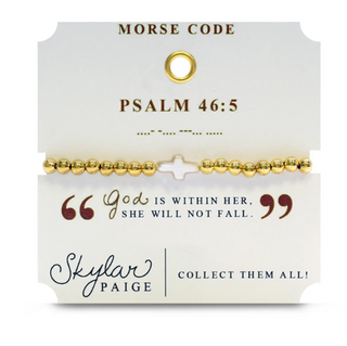 Skylar Paige Heavenly Words Psalm 46:5 Bracelet