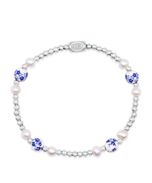 ISLA Mediterranean Floral Stretch Bracelet