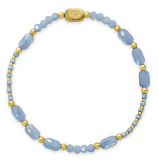 ISLA Coastal Crystals Bracelet - Big Sur - Blue Sky