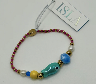 ISLA Stretch Of The Sea - Jelly Mint Carnivale Bracelet