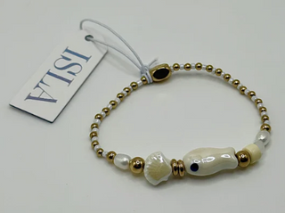 ISLA Stretch Of The Sea - Creamy Fish Bracelet