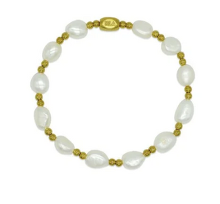 ISLA 24/7 Stretch Bracelet - Pop Of Color - All In - Gold - Pearl