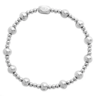 ISLA 24/7 Stretch - 3+6MM Plain Bead Combo - Steel