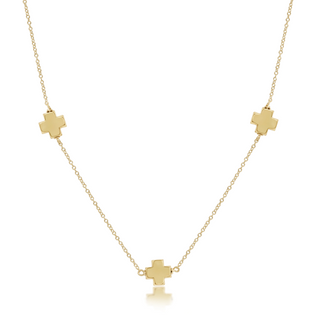 Enewton 15" Choker Simplicity Chain Gold - Signature Cross Gold