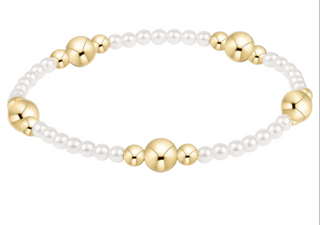 Enewton Purpose Gold 6MM Pearl Bracelet