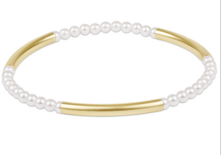 Enewton Bliss Bar Pattern Pearl 3MM Bracelet