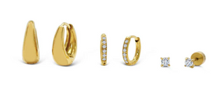 ISLA Bold Hoop Swoop Earring Set