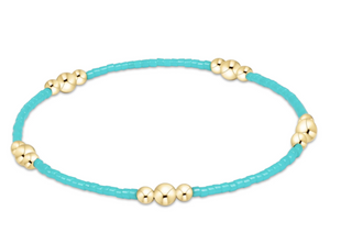 Enewton Hope Purpose Gold Bracelet - Turquoise