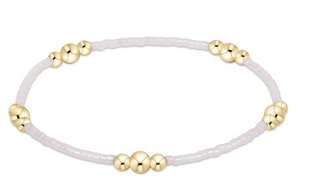 Enewton Hope Purpose Gold Bracelet - Silky White