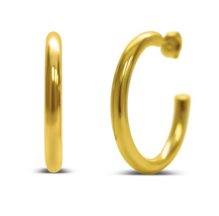 ISLA Weightless Hoop Earrings- 35MM - PVD Gold