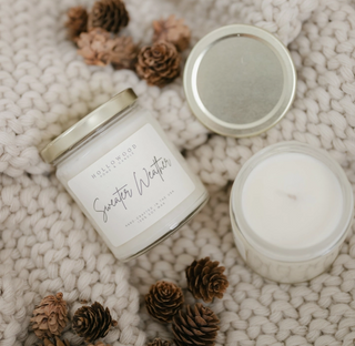 Hollowood 8 Oz. Candle - Sweater Weather