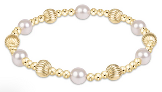 Enewton Dignity Sincerity Gold 6MM Bracelet - Pearl