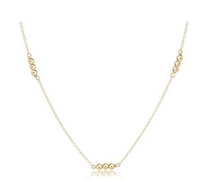 Enewton 15" Choker Joy Simplicity Chain Gold - Gold 3MM Necklace