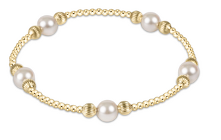 Enewton Purpose Pearl 6MM Dignity Gold Bracelet