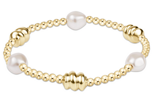 Enewton Admire Gold & Admire Pearl 3MM Gold Bracelet