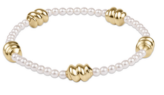 Enewton Admire Gold 3MM Pearl Bracelet