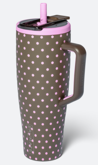 Brumate Era Flip 40 Oz. Mocha Dot Tumbler