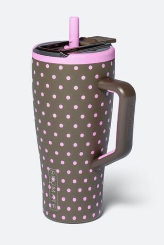 Brumate Era Flip 30 Oz. Mocha Dot Tumbler
