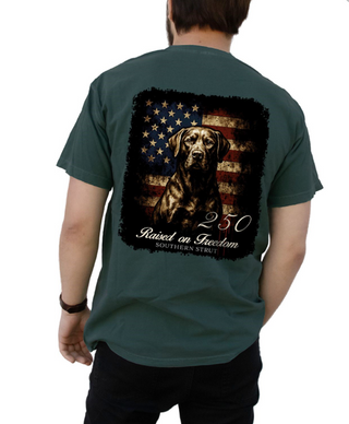 Southern Strut Raised On Freedom Tee