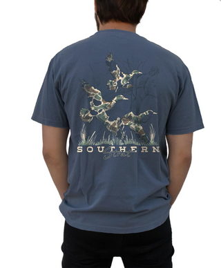 Southern Strut Camo Mallard Duck Hunting Tee