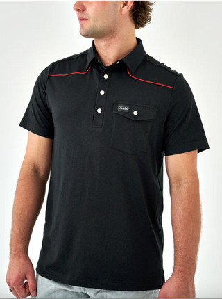Burlebo Pearl Snap Performance Polo