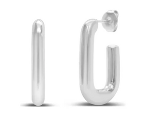 ISLA Link Look Weightless Hoop Earrings - PVD Gold