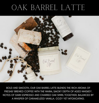 Hollowood Oak Barrel Latte Wax Melt